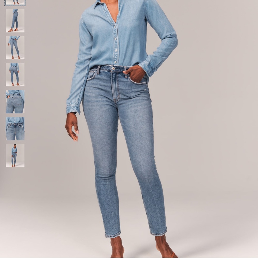 Skinny High Rise Jeans